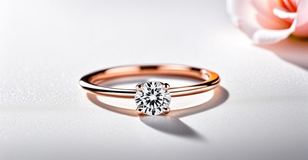 Jonc en or rose personnalisé : élégance et style unique